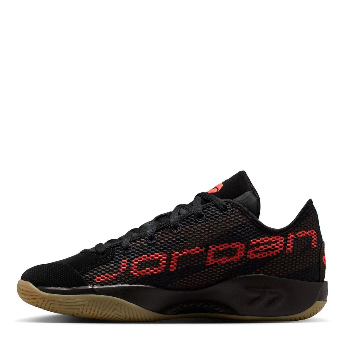 Black-Infrared - Back - Nike Mens Luka 77 Basketball Shoes