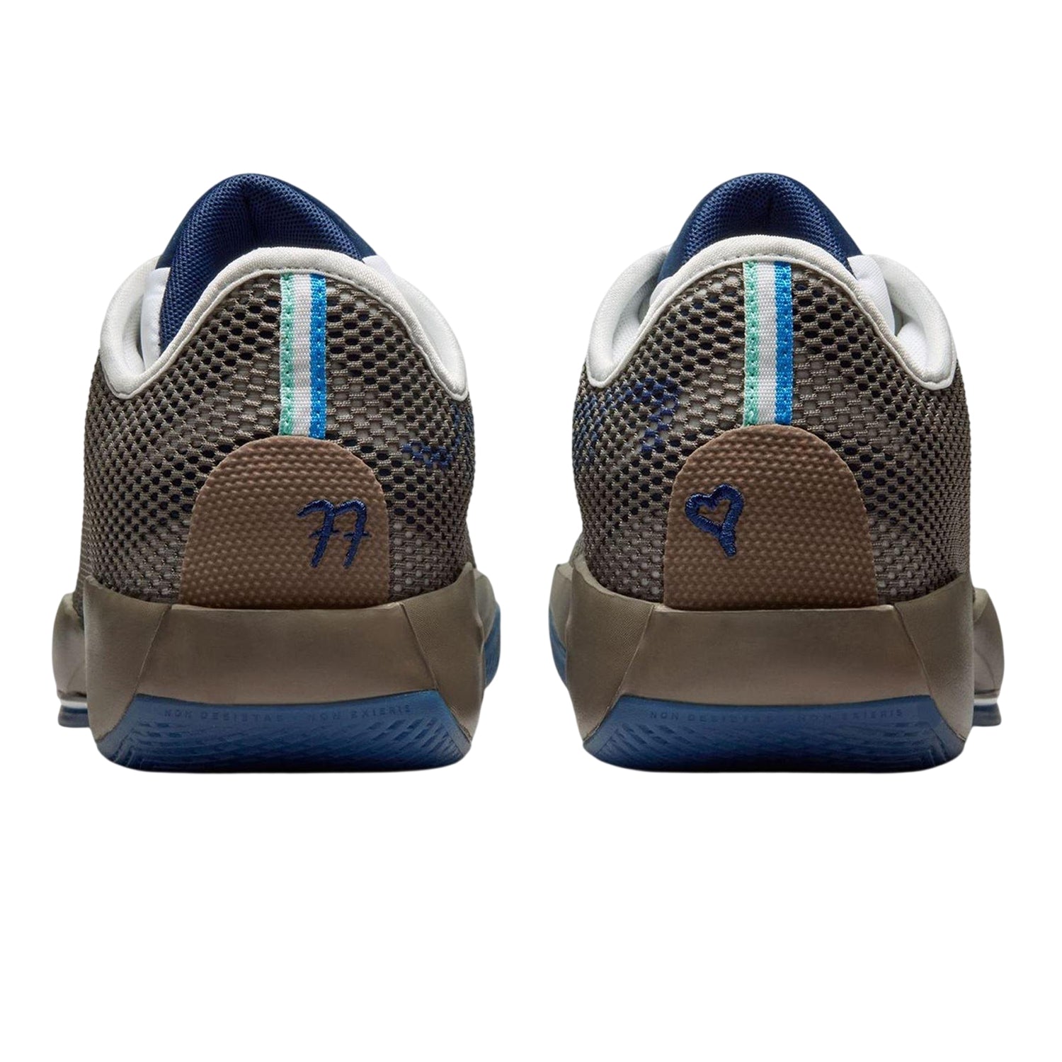 Olive-Rain - Back - Nike Mens Luka 77 Basketball Shoes