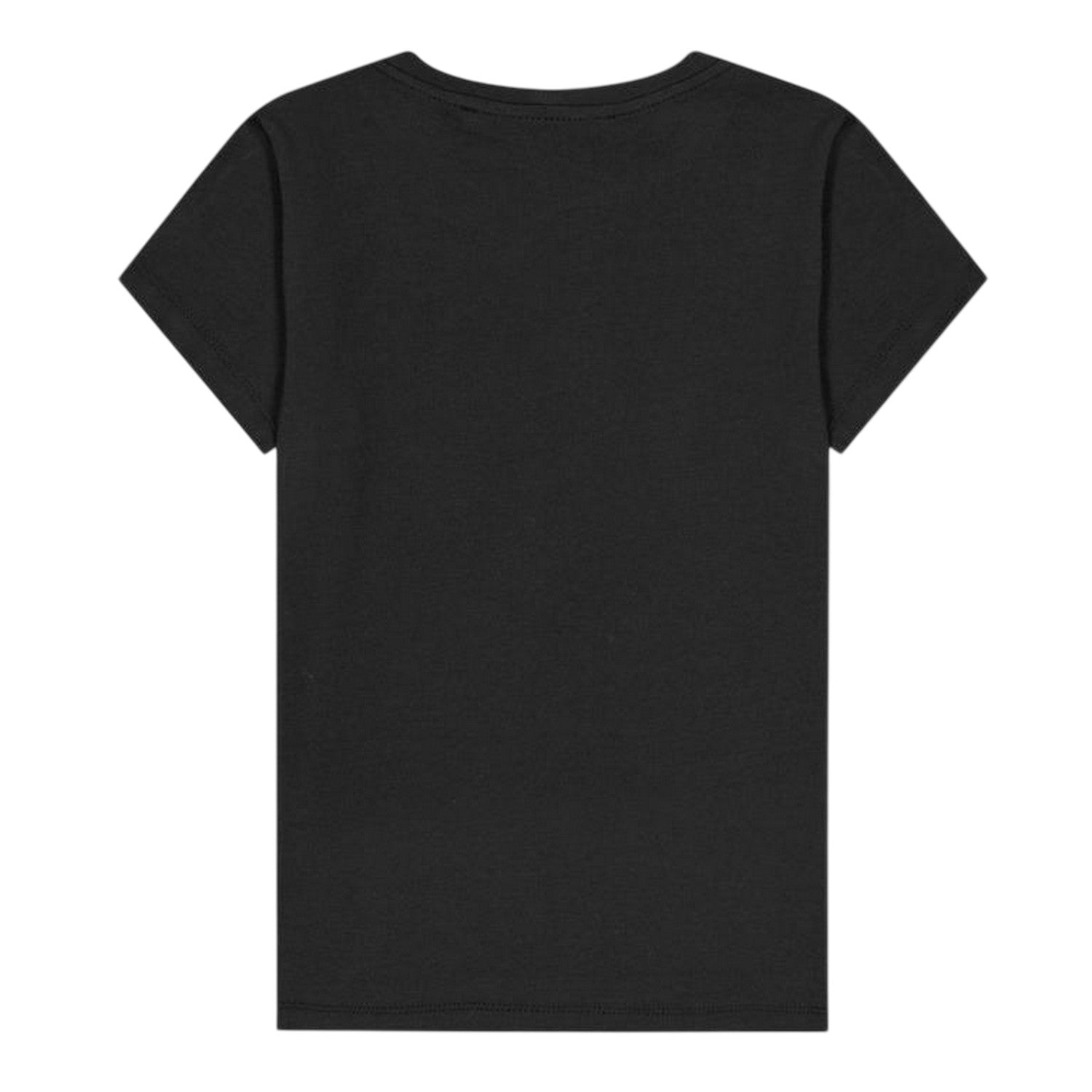 Black - Back - Biba Girls Logo T-Shirt