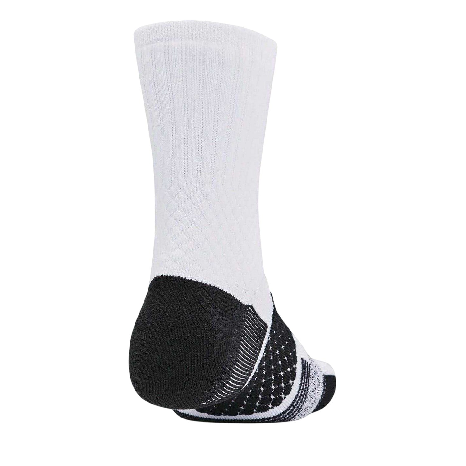 White - Back - Under Armour Mens Project Rock Playmaker Crew Socks