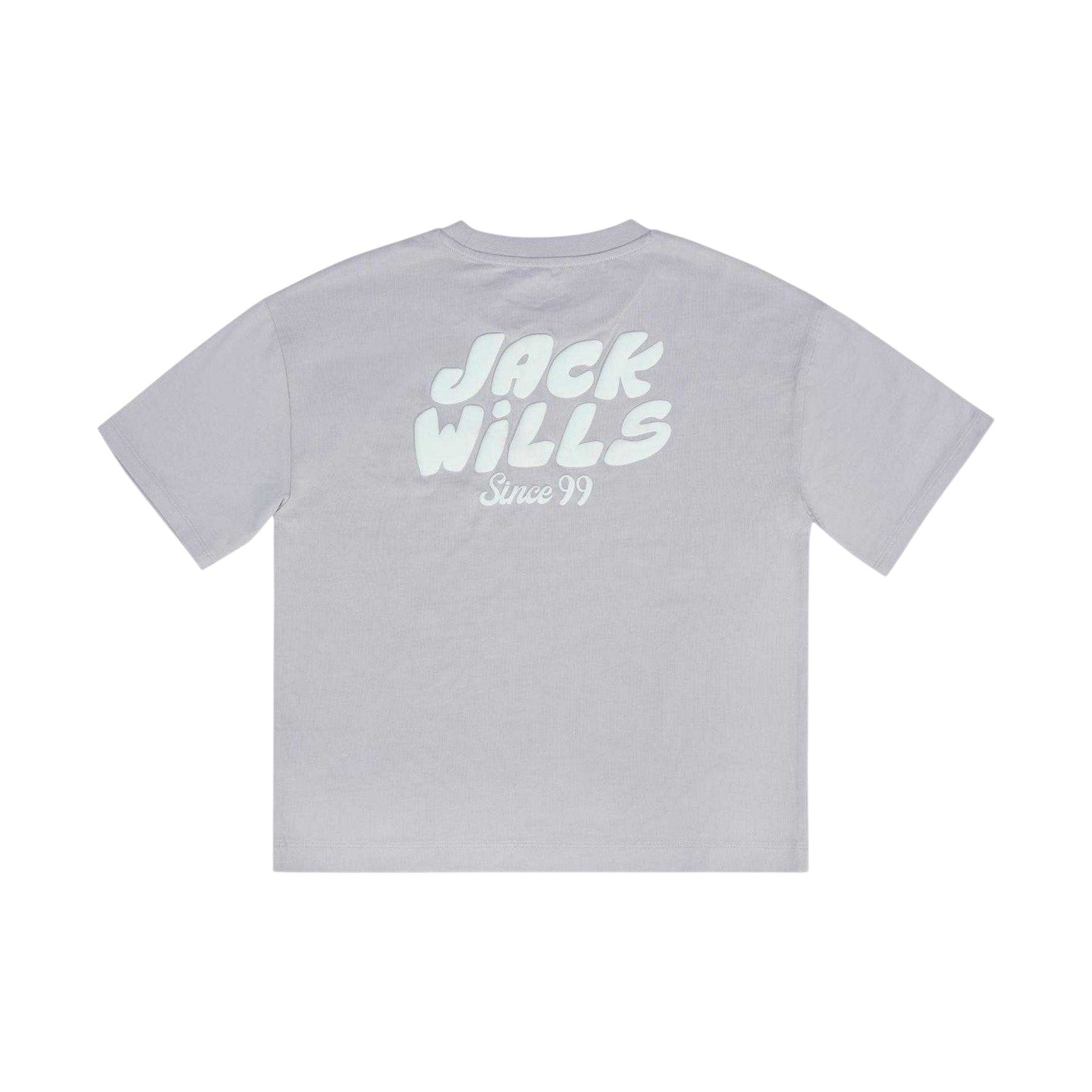 Lilac - Back - Jack Wills Childrens-Kids Short-Sleeved T-Shirt