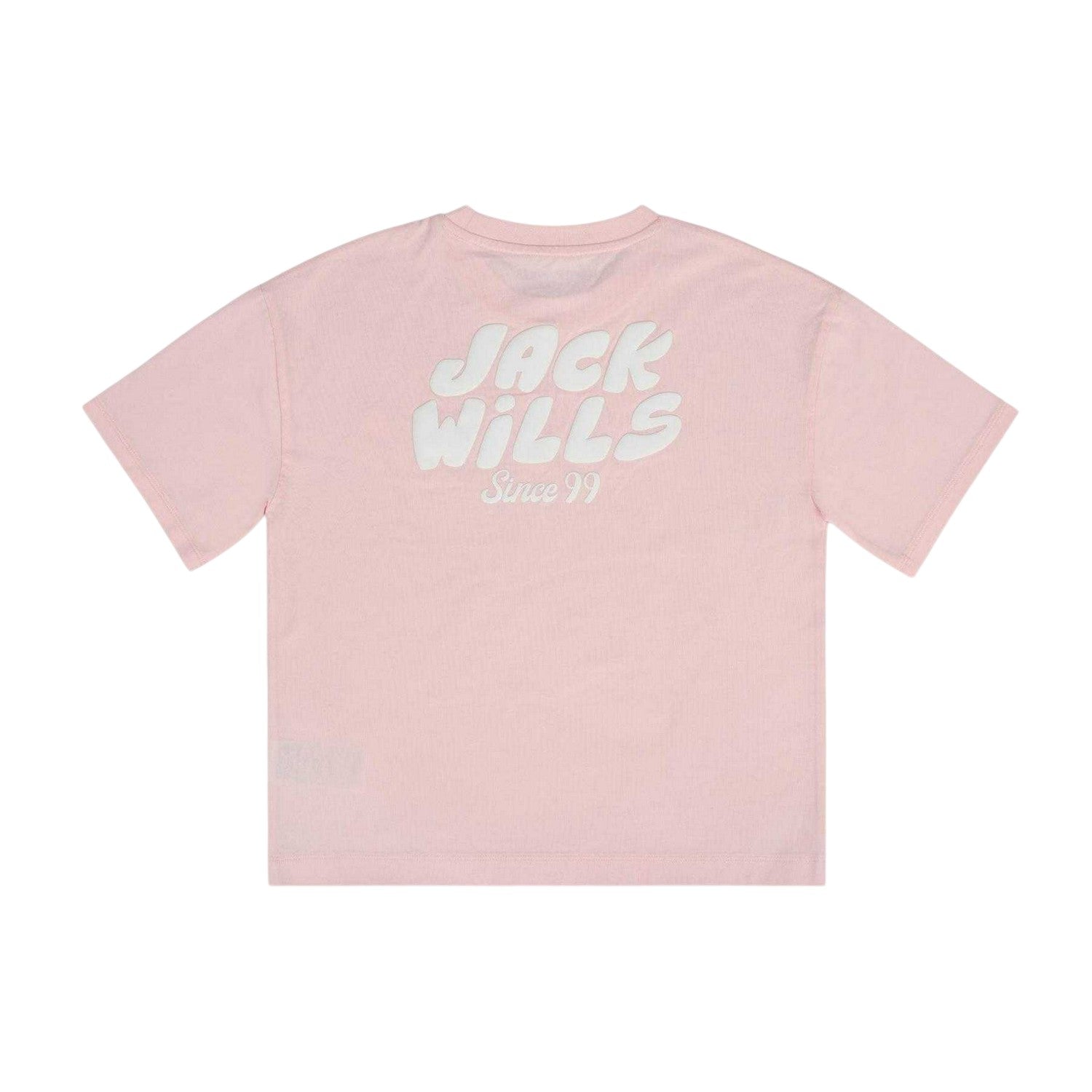 Pink - Back - Jack Wills Childrens-Kids Short-Sleeved T-Shirt