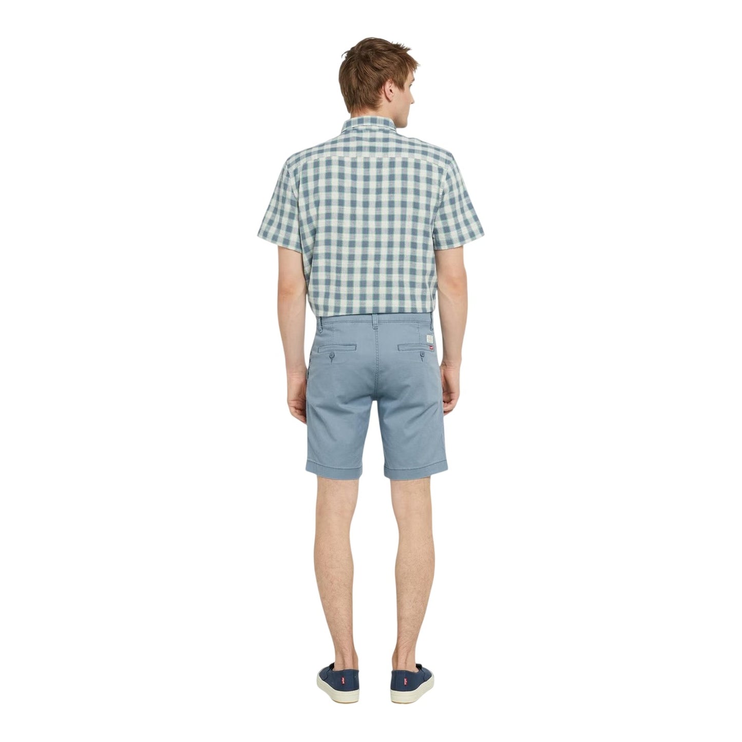 Blue - Back - Levis Mens Tailored Chino Shorts