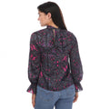 Black - Back - Ted Baker Womens-Ladies Heiydii High-Neck Blouse