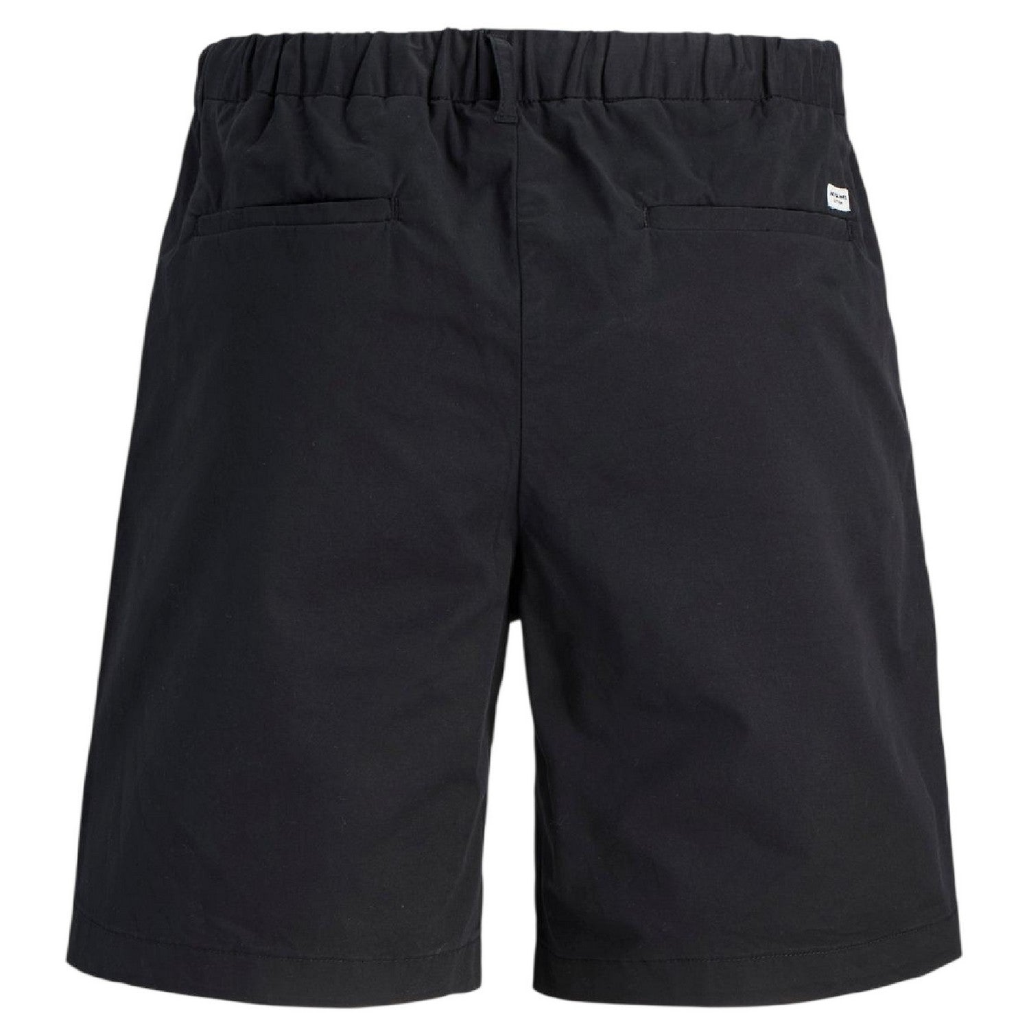 Black - Back - Jack And Jones Childrens-Kids Stretch Chino Shorts