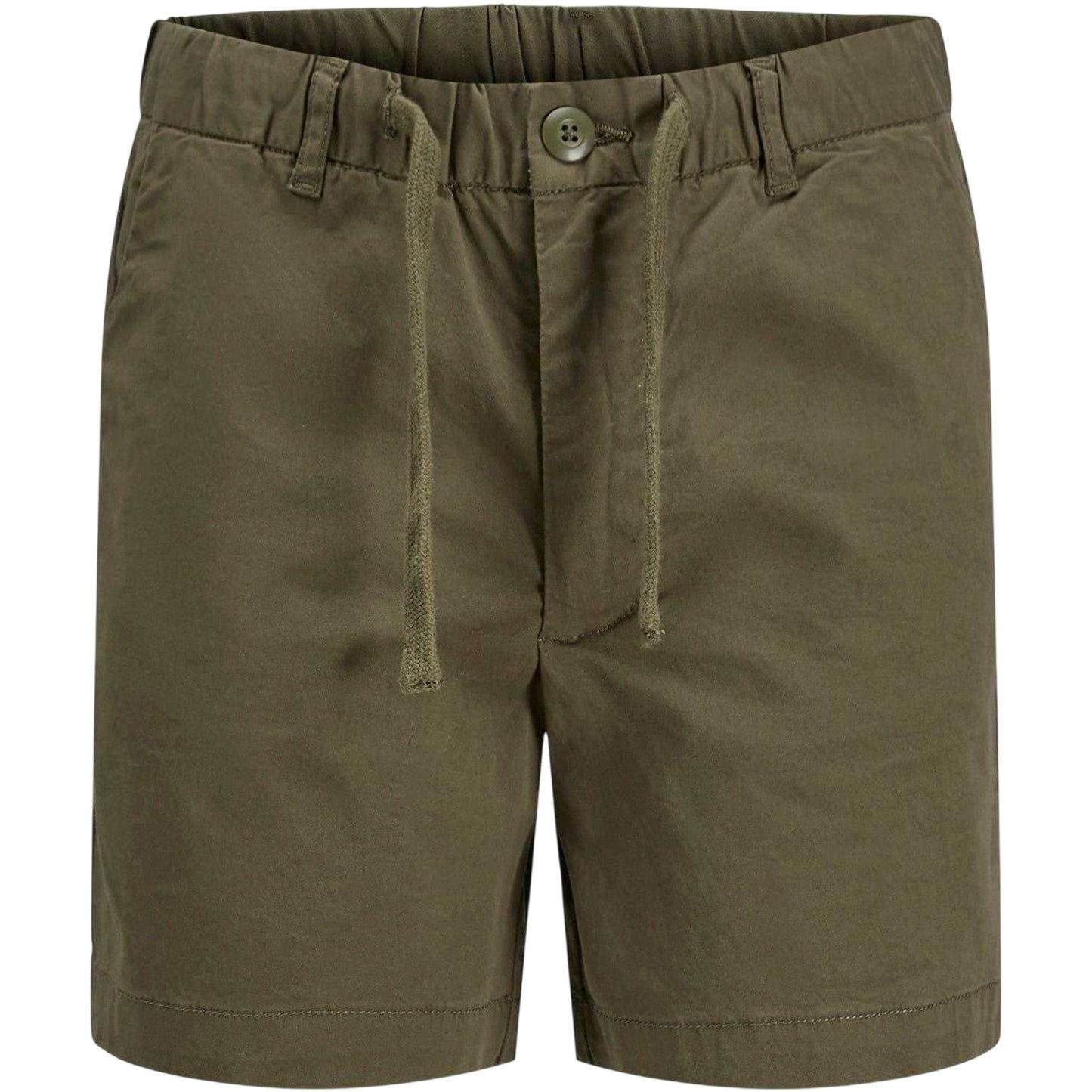 Olive Night - Front - Jack And Jones Childrens-Kids Stretch Chino Shorts
