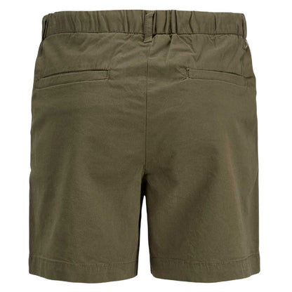 Olive Night - Back - Jack And Jones Childrens-Kids Stretch Chino Shorts