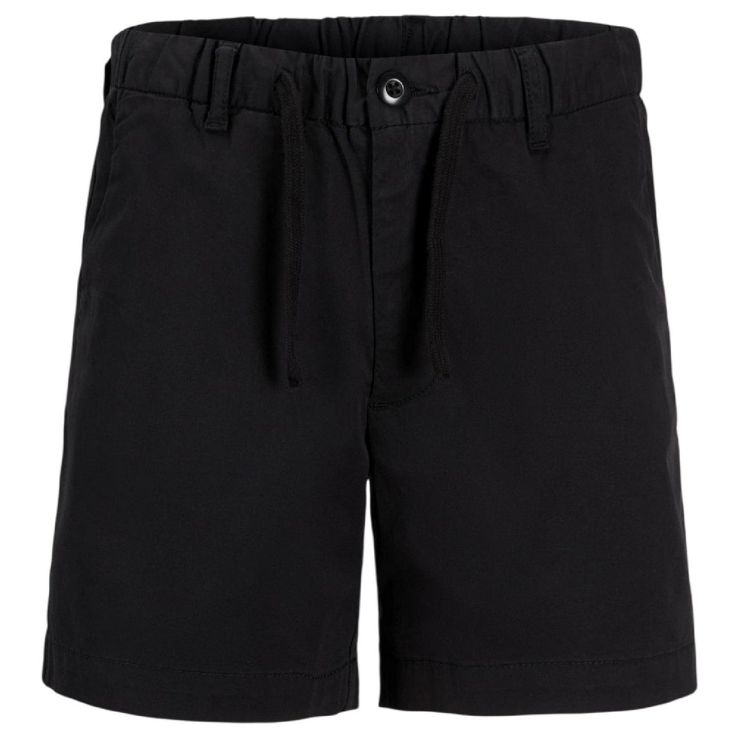 Black - Front - Jack And Jones Childrens-Kids Stretch Chino Shorts