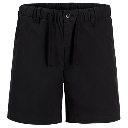 Black - Front - Jack And Jones Childrens-Kids Stretch Chino Shorts