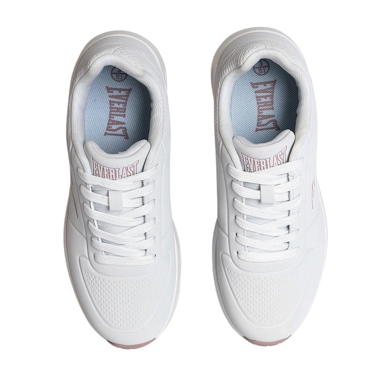 White-Pink - Side - Everlast Childrens-Kids Kaiso Trainers