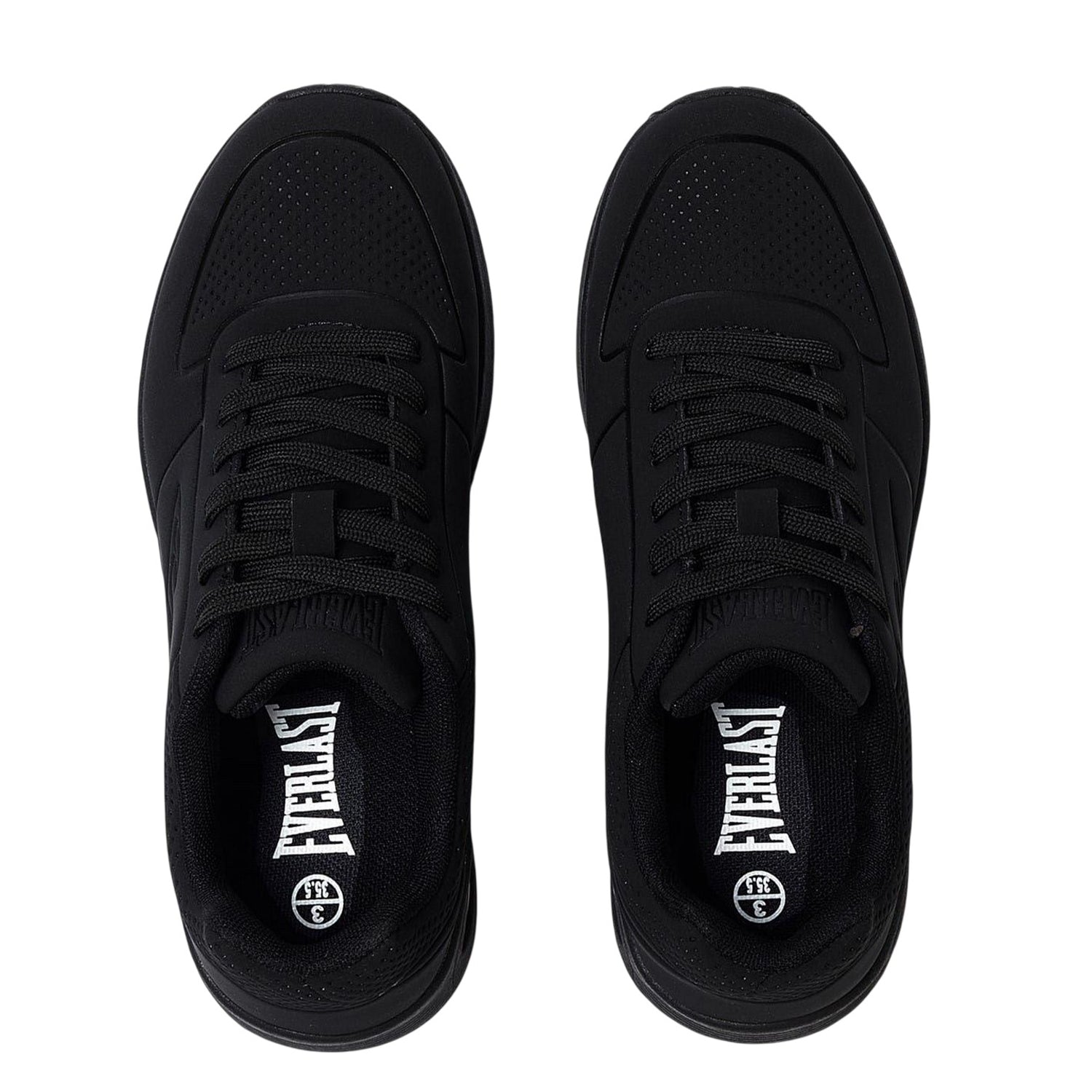 Black - Side - Everlast Childrens-Kids Kaiso Trainers