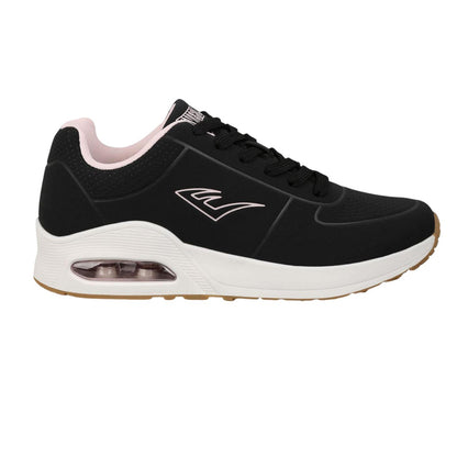 Black-Pink - Front - Everlast Childrens-Kids Kaiso Trainers