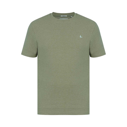 Sage Green - Front - Jack Wills Mens Sandleford Bubble T-Shirt