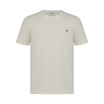 Beige - Front - Jack Wills Mens Sandleford Bubble T-Shirt