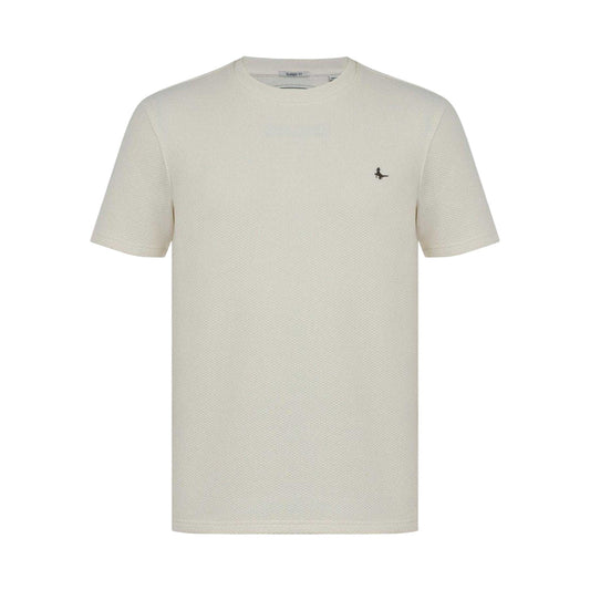 Beige - Front - Jack Wills Mens Sandleford Bubble T-Shirt