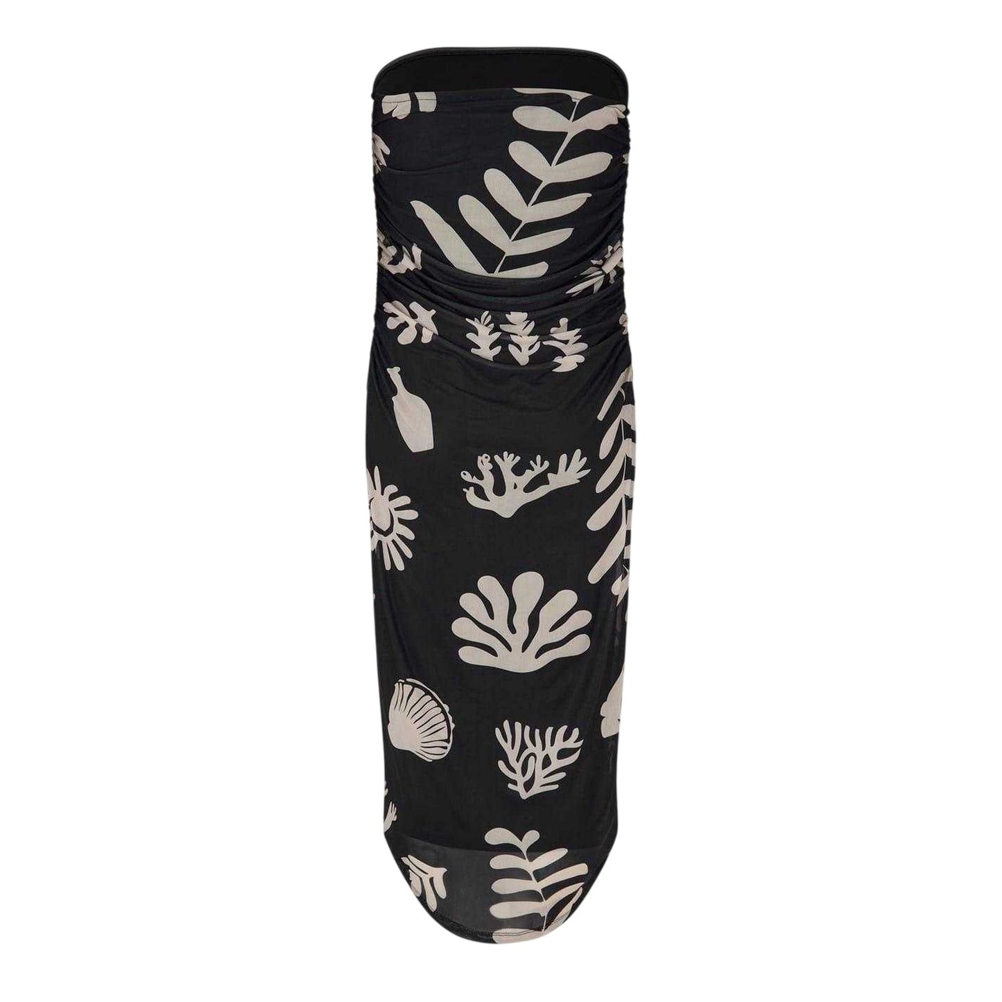 Coral - Back - Edited Womens-Ladies Wilia Coastal Midi Dress