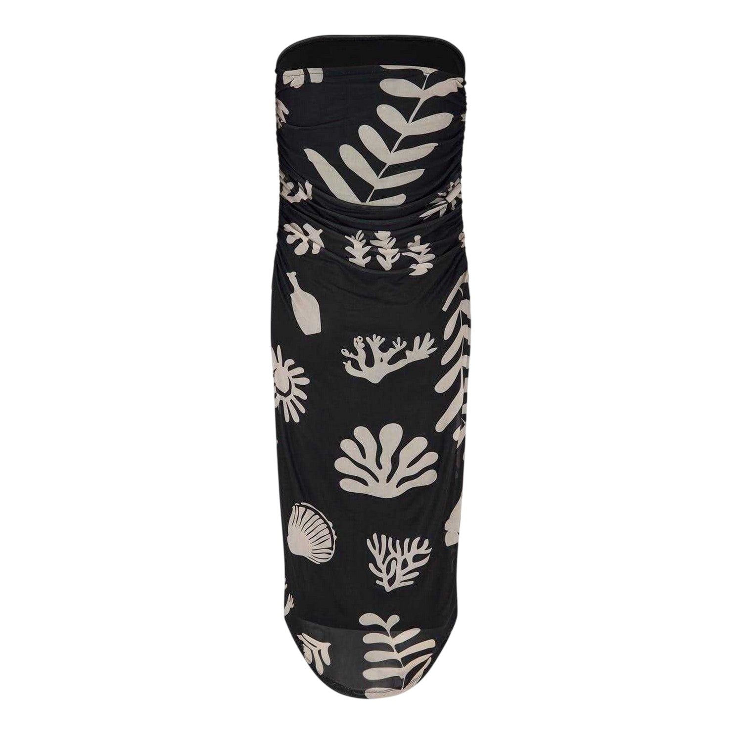 Coral - Back - Edited Womens-Ladies Wilia Coastal Midi Dress