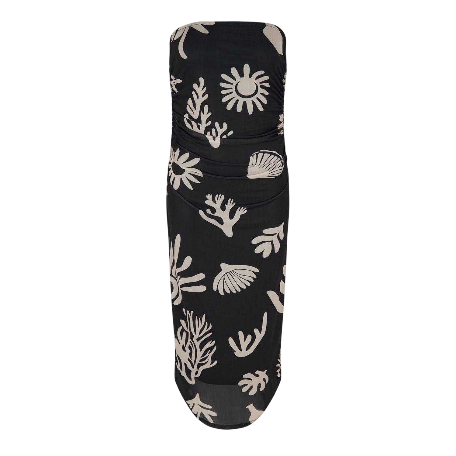 Coral - Front - Edited Womens-Ladies Wilia Coastal Midi Dress