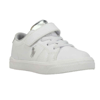 White - Front - Ralph Lauren Childrens-Kids Sutton Ps Flat Trainers