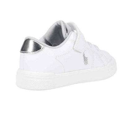 White - Back - Ralph Lauren Childrens-Kids Sutton Ps Flat Trainers