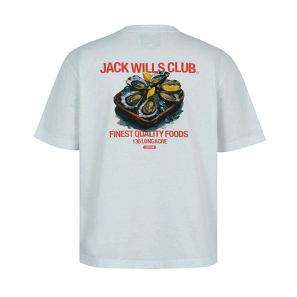 Blue - Back - Jack Wills Mens Oyster Oversized T-Shirt