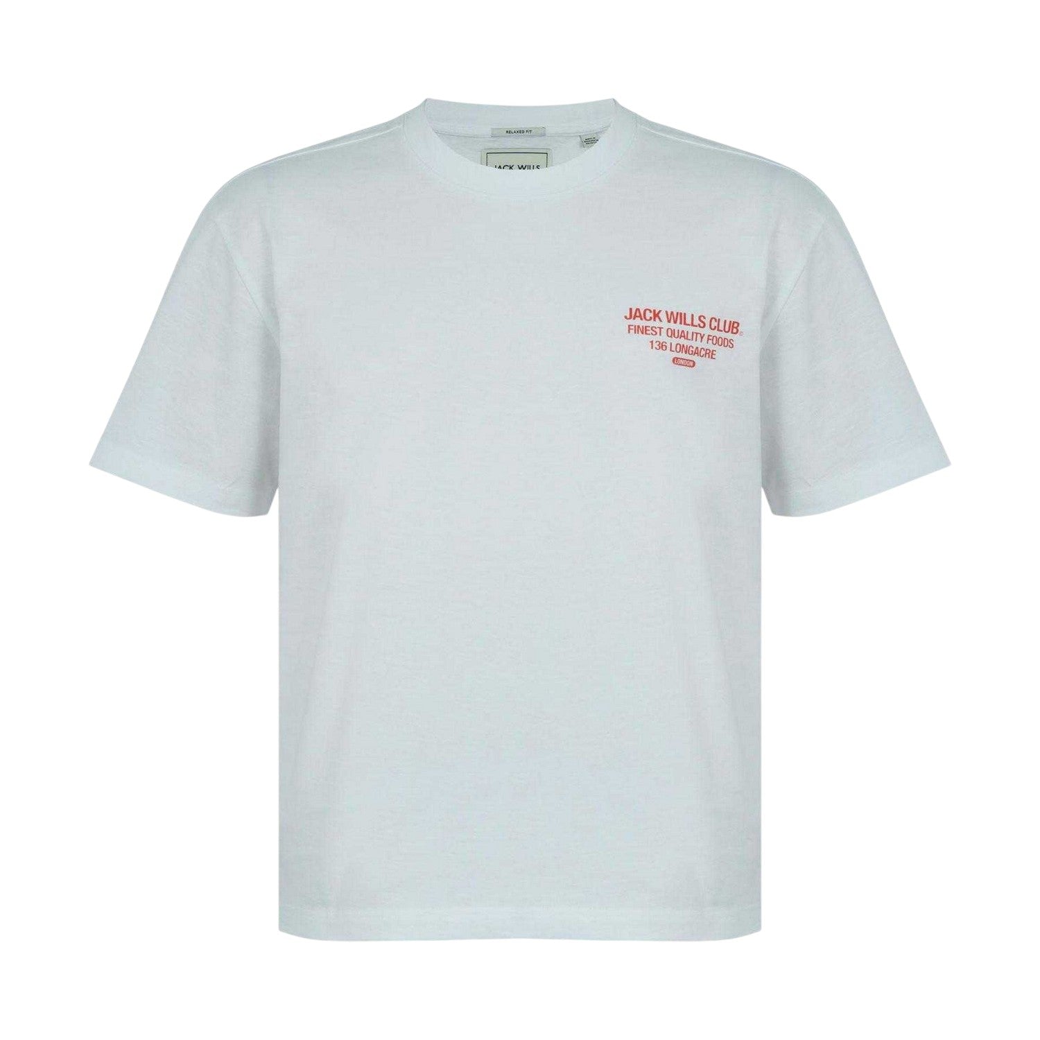 Blue - Front - Jack Wills Mens Oyster Oversized T-Shirt