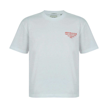 Blue - Front - Jack Wills Mens Oyster Oversized T-Shirt