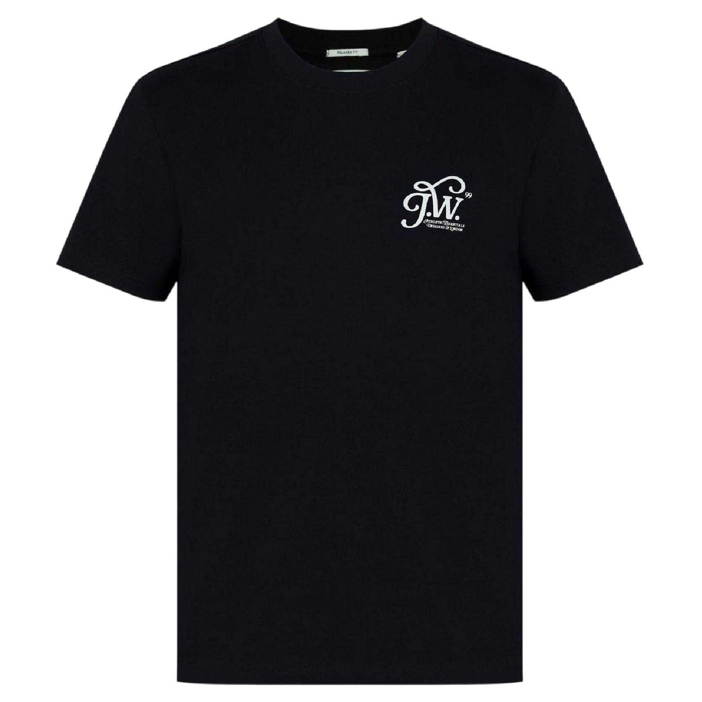 Black - Front - Jack Wills Mens Script Oversized T-Shirt