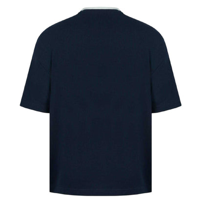 Navy - Back - Jack Wills Mens V Neck T-Shirt