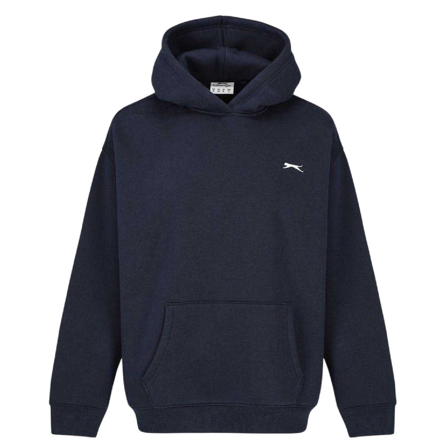 Navy - Front - Slazenger Womens-Ladies Logo Hoodie