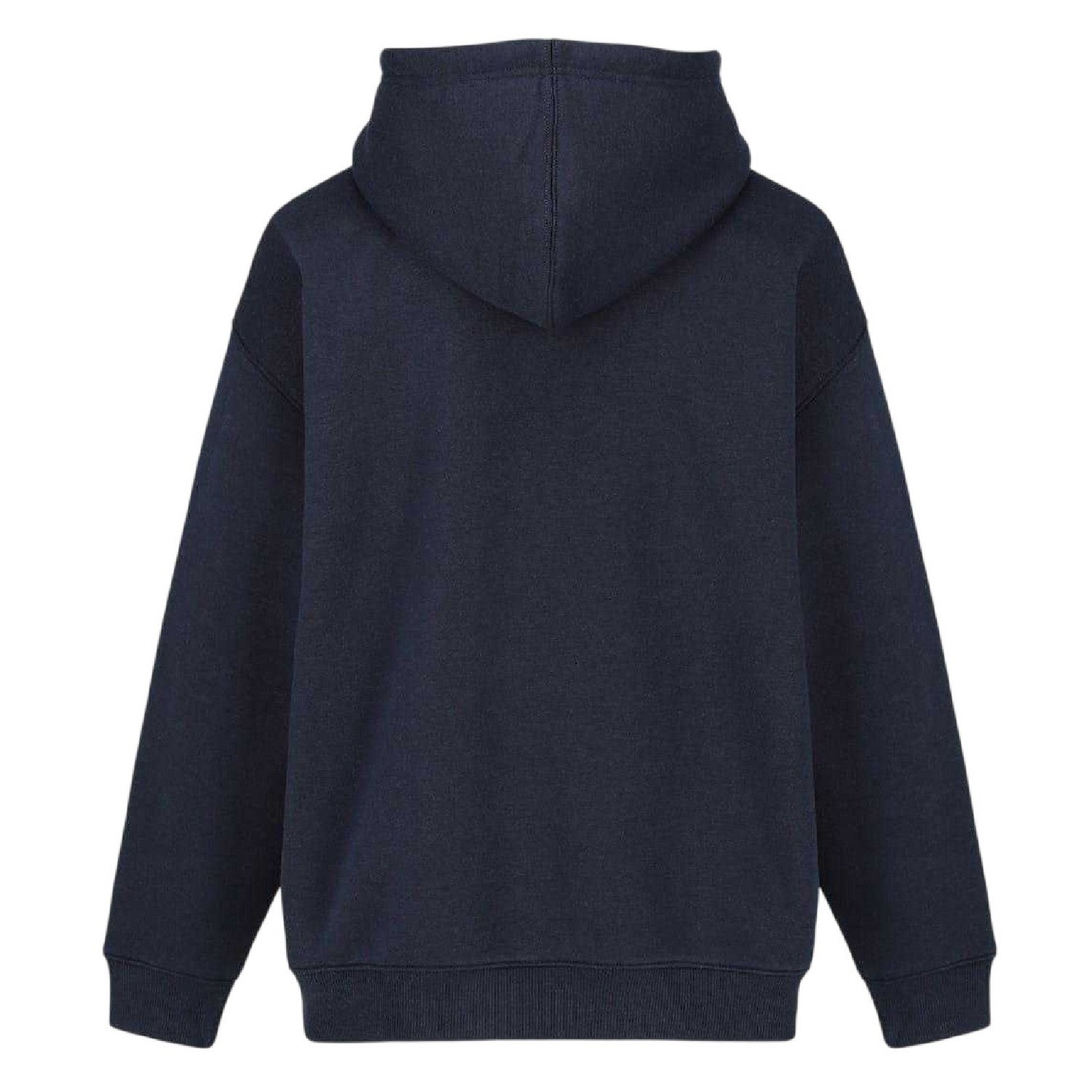 Navy - Back - Slazenger Womens-Ladies Logo Hoodie