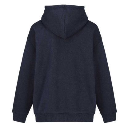 Navy - Back - Slazenger Womens-Ladies Logo Hoodie