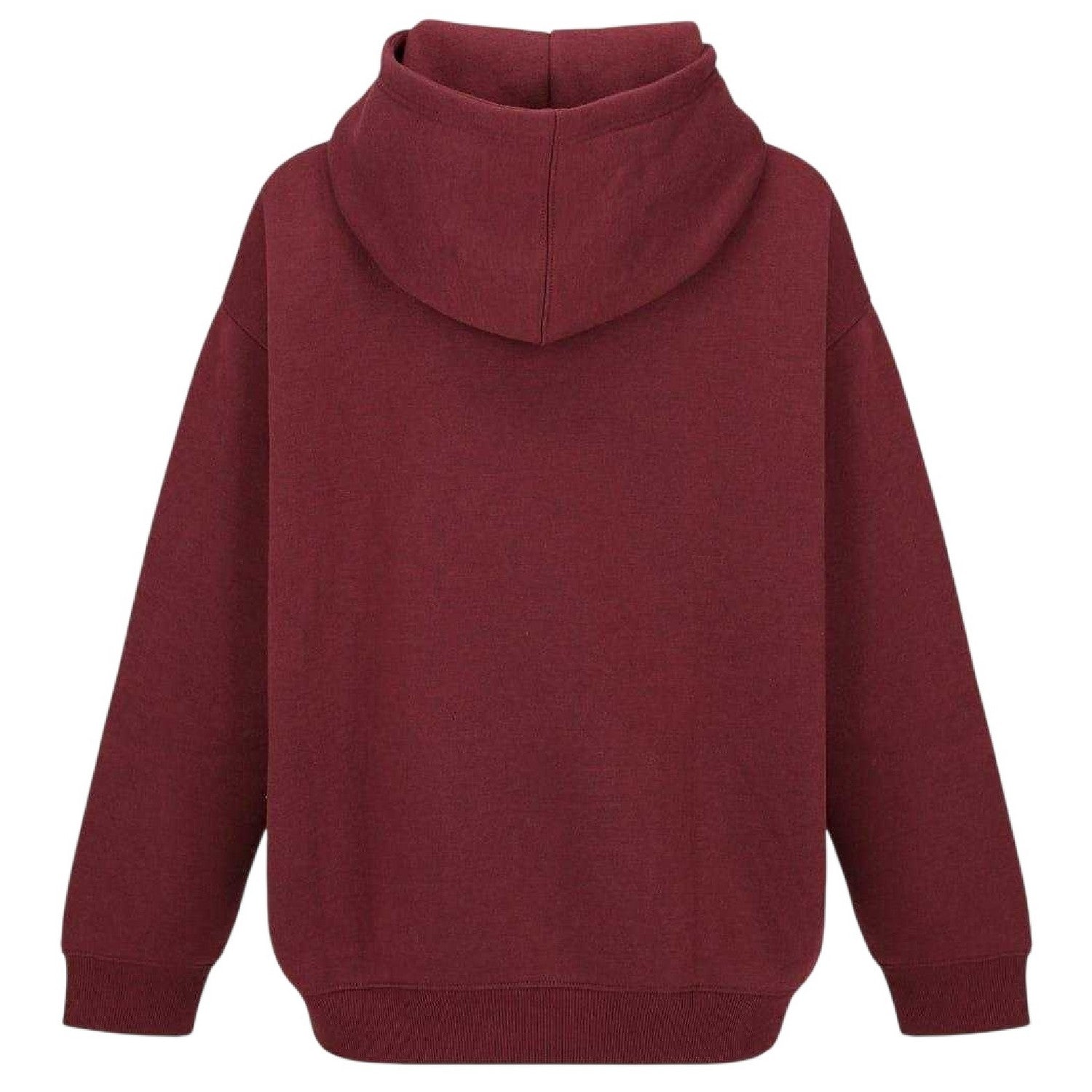 Burgundy - Back - Slazenger Womens-Ladies Logo Hoodie