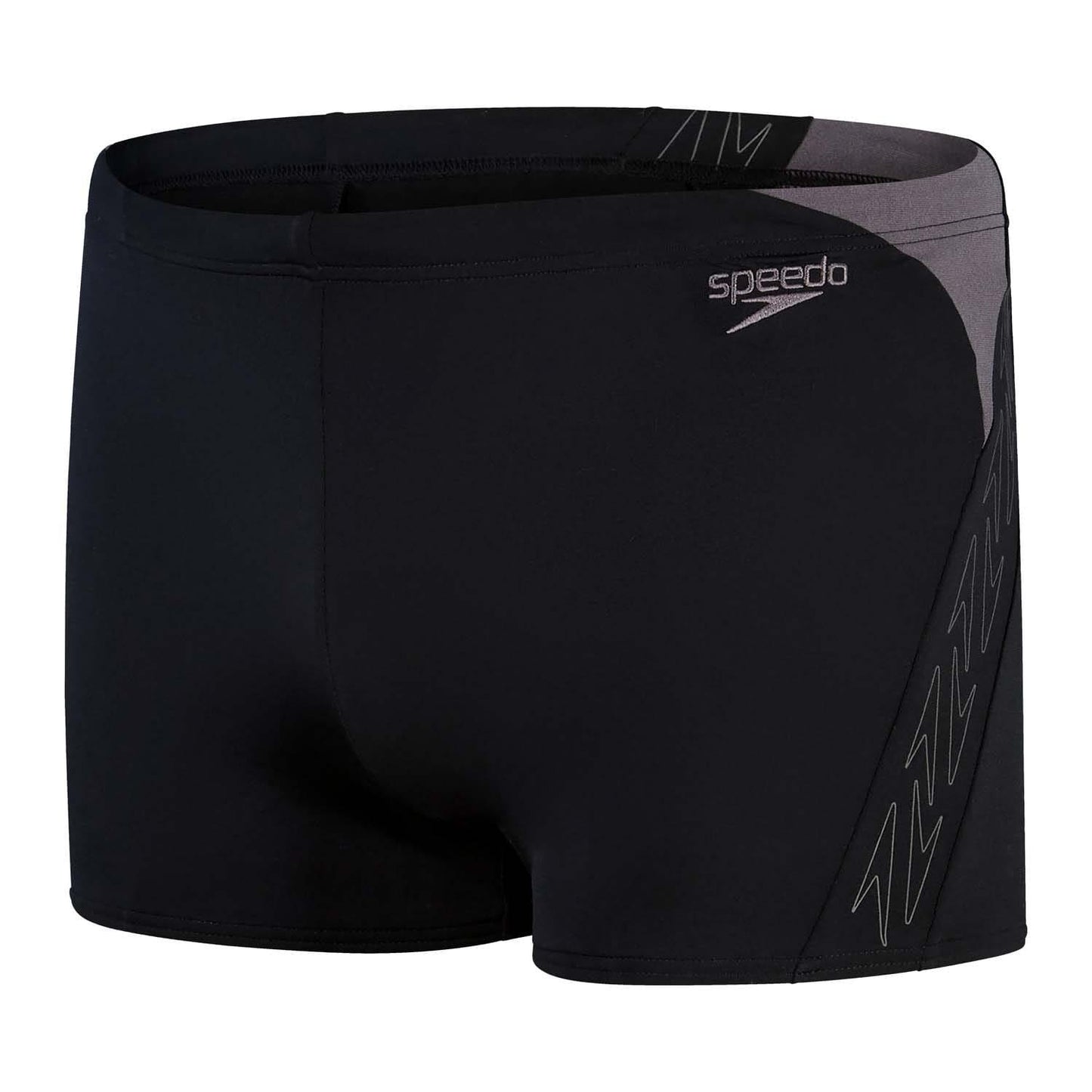 Black-Grey - Front - Speedo Mens Hyper Boom Splice Shorts
