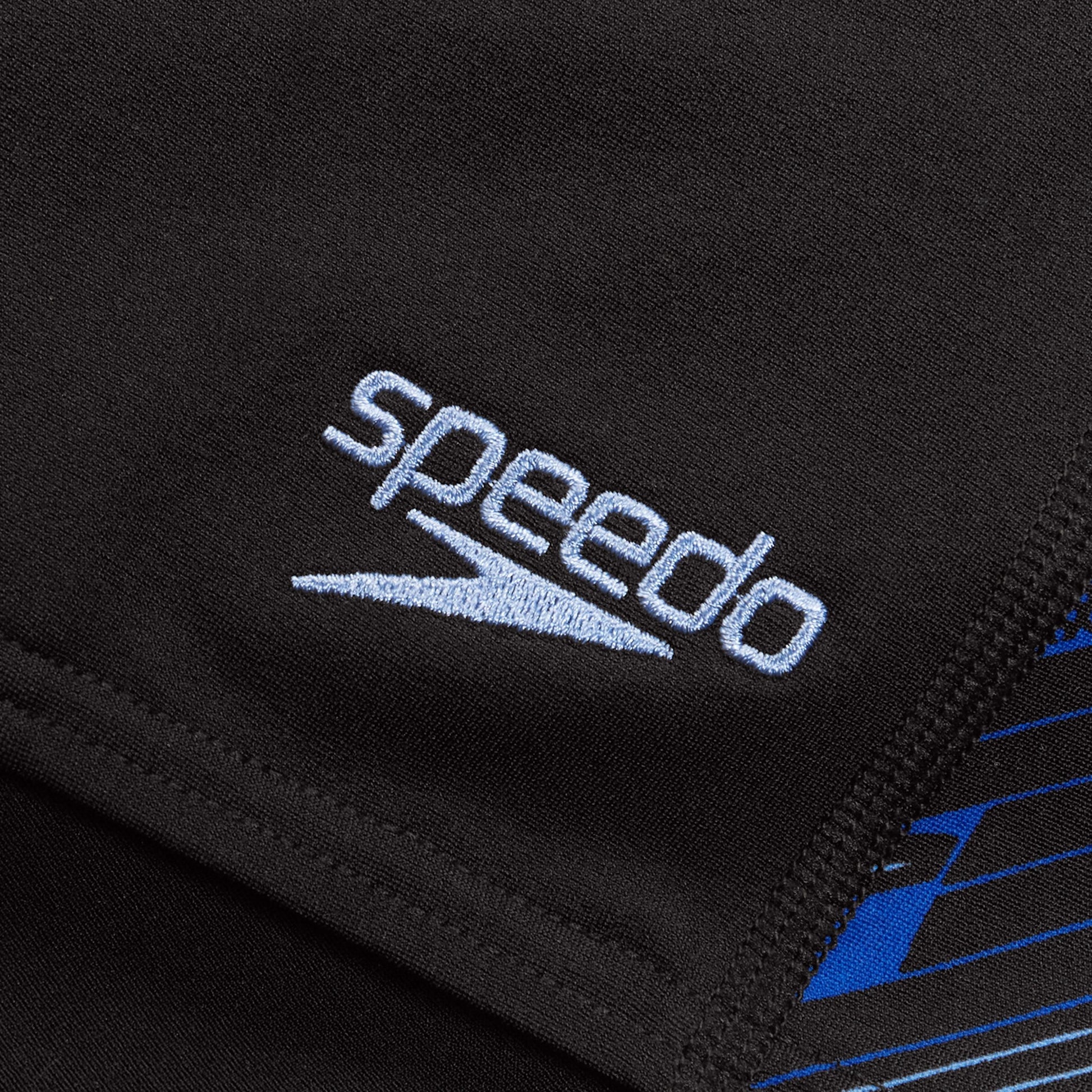 Black-Blue - Side - Speedo Mens Hyper Boom Splice Shorts