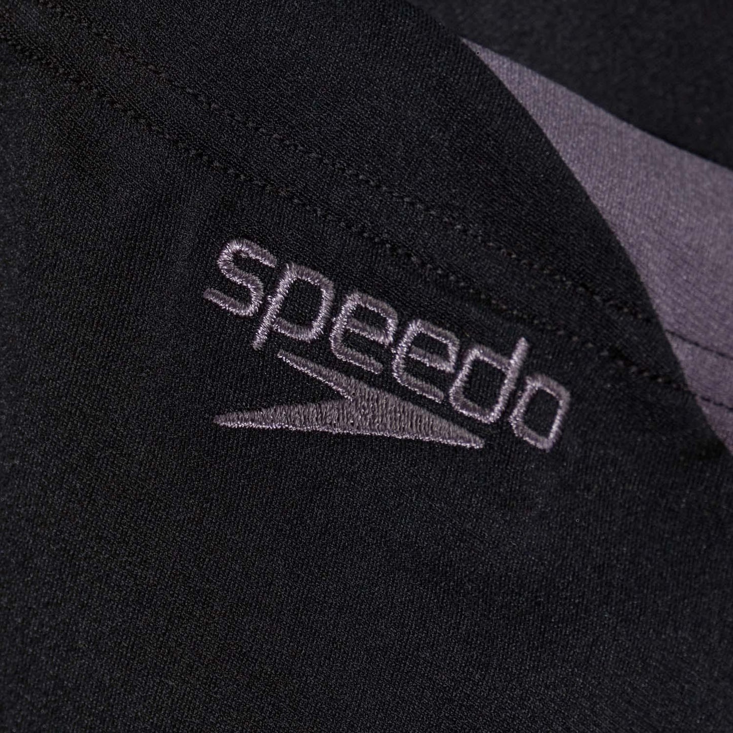 Black-Grey - Side - Speedo Mens Hyper Boom Splice Shorts