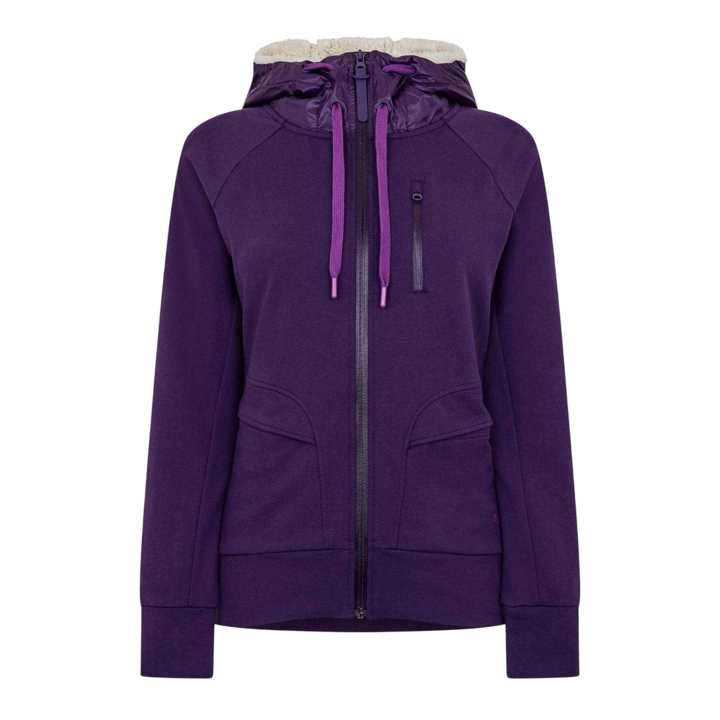 Purple - Front - Puma Womens-Ladies 13 Full Zip Hoodie