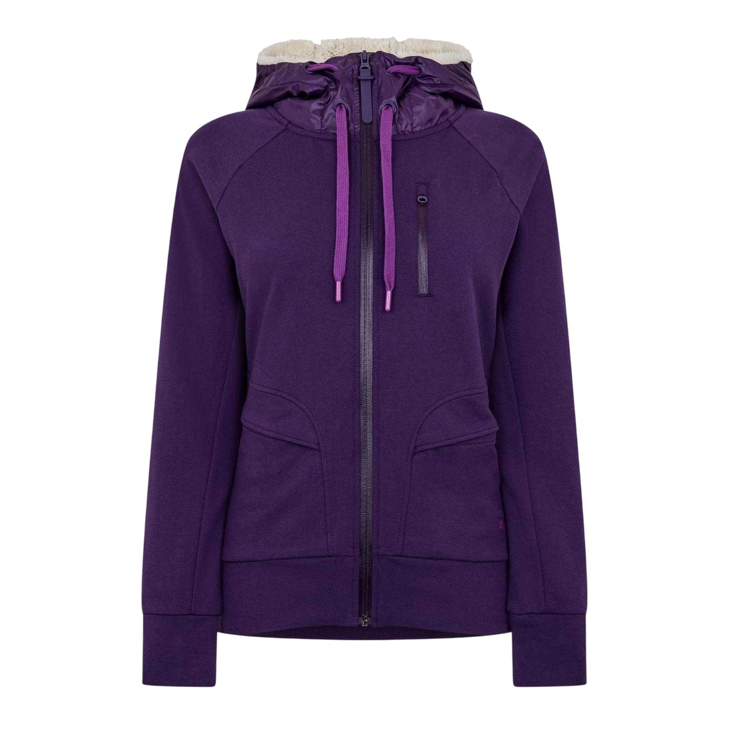 Purple - Front - Puma Womens-Ladies 13 Full Zip Hoodie