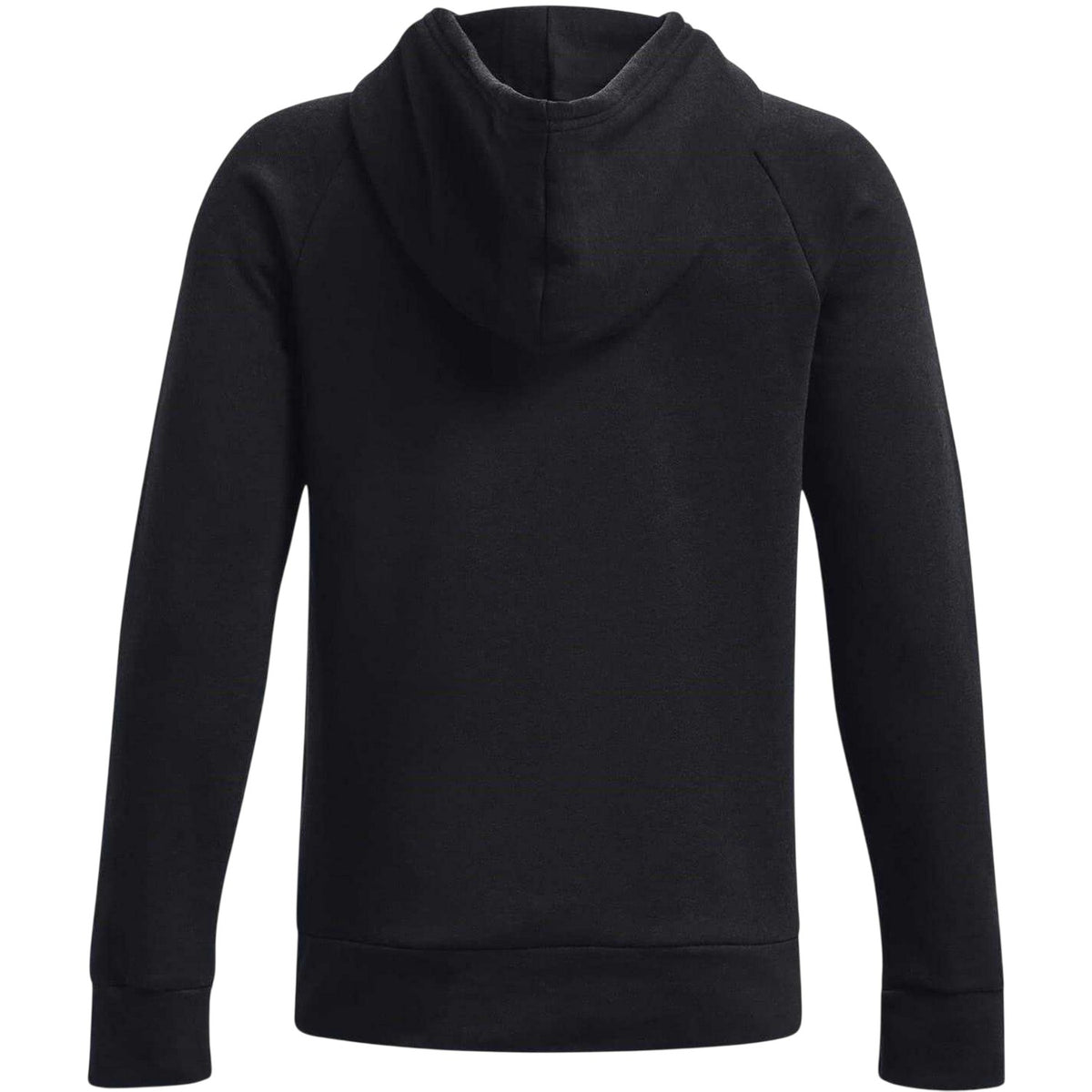 Black - Back - Under Armour Boys Rival Fleece Overhead Raglan Hoodie