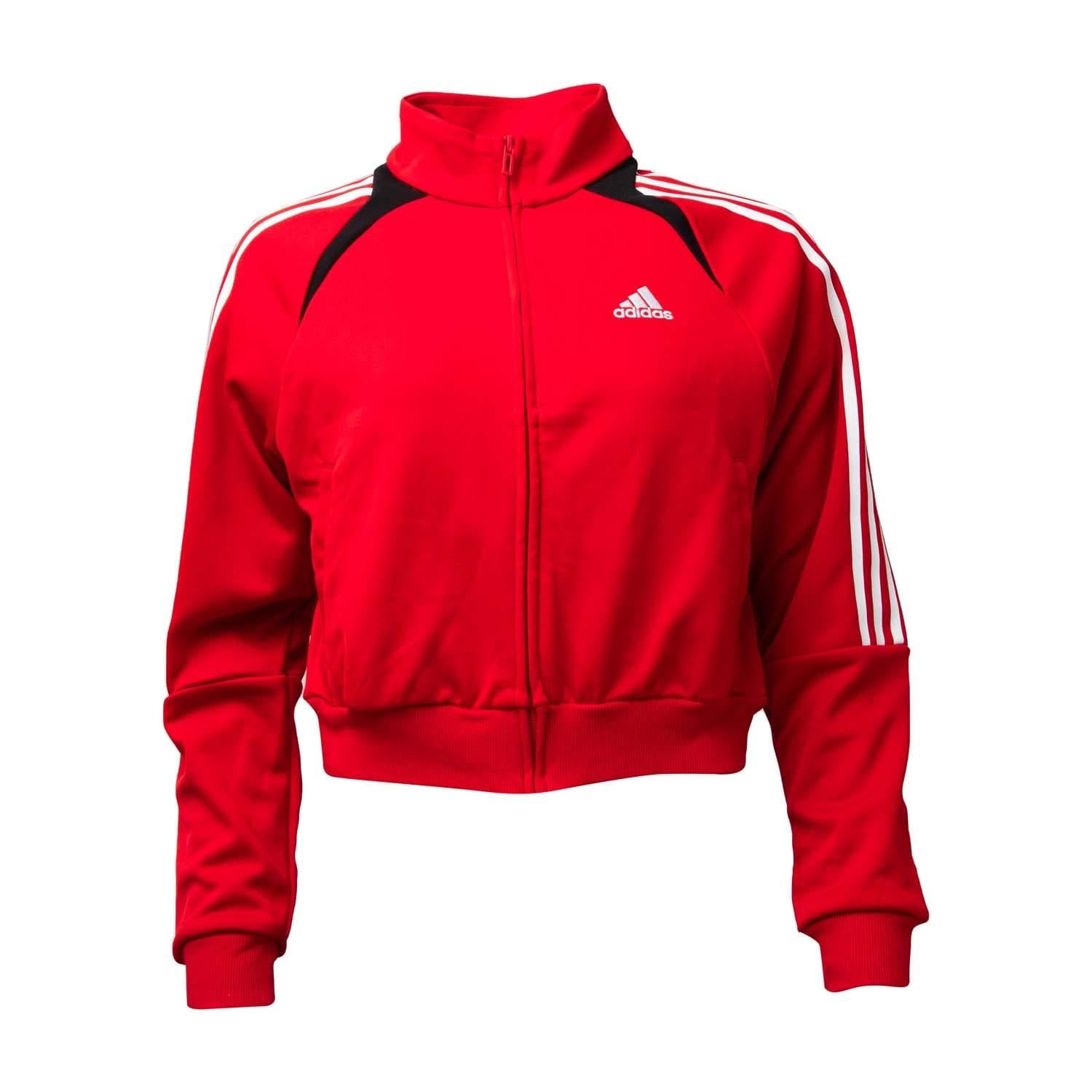 Red-White-Blue - Front - Adidas Womens-Ladies Tiro Suit Up Lifestyle Track Top