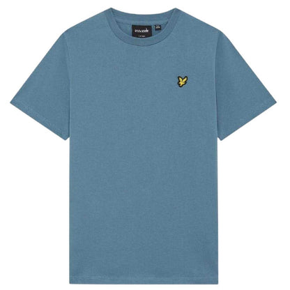Ocean Blue - Front - Lyle & Scott Childrens-Kids Small Logo Crew Neck T-Shirt