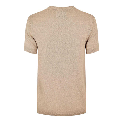 Beige - Back - Jack Wills Mens Knitted T-Shirt
