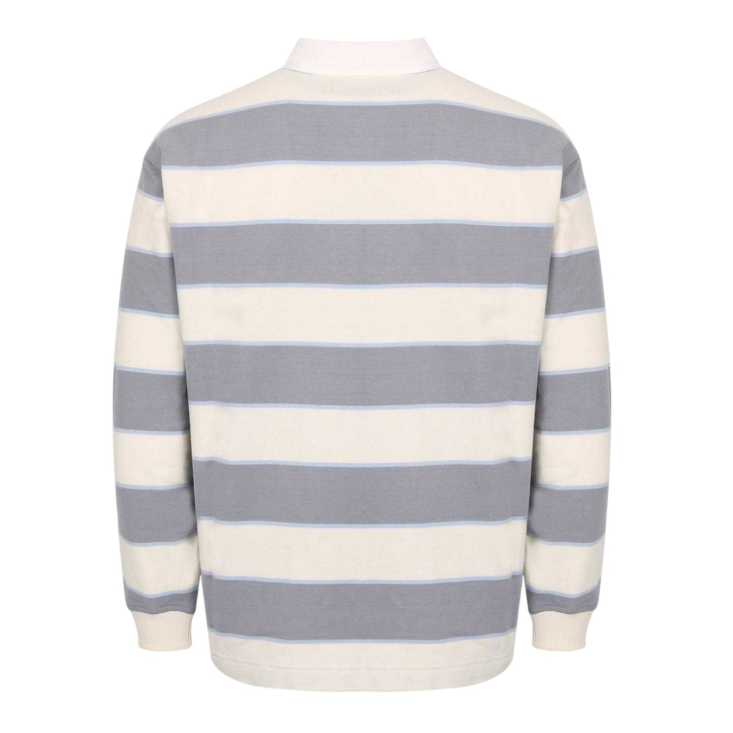 Navy-White - Back - Jack Wills Womens-Ladies Stripe Polo Shirt