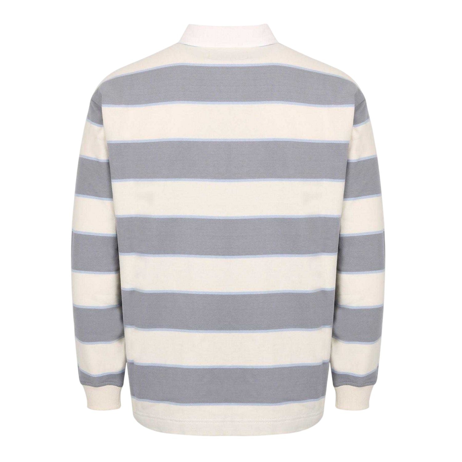 Navy-White - Back - Jack Wills Womens-Ladies Stripe Polo Shirt