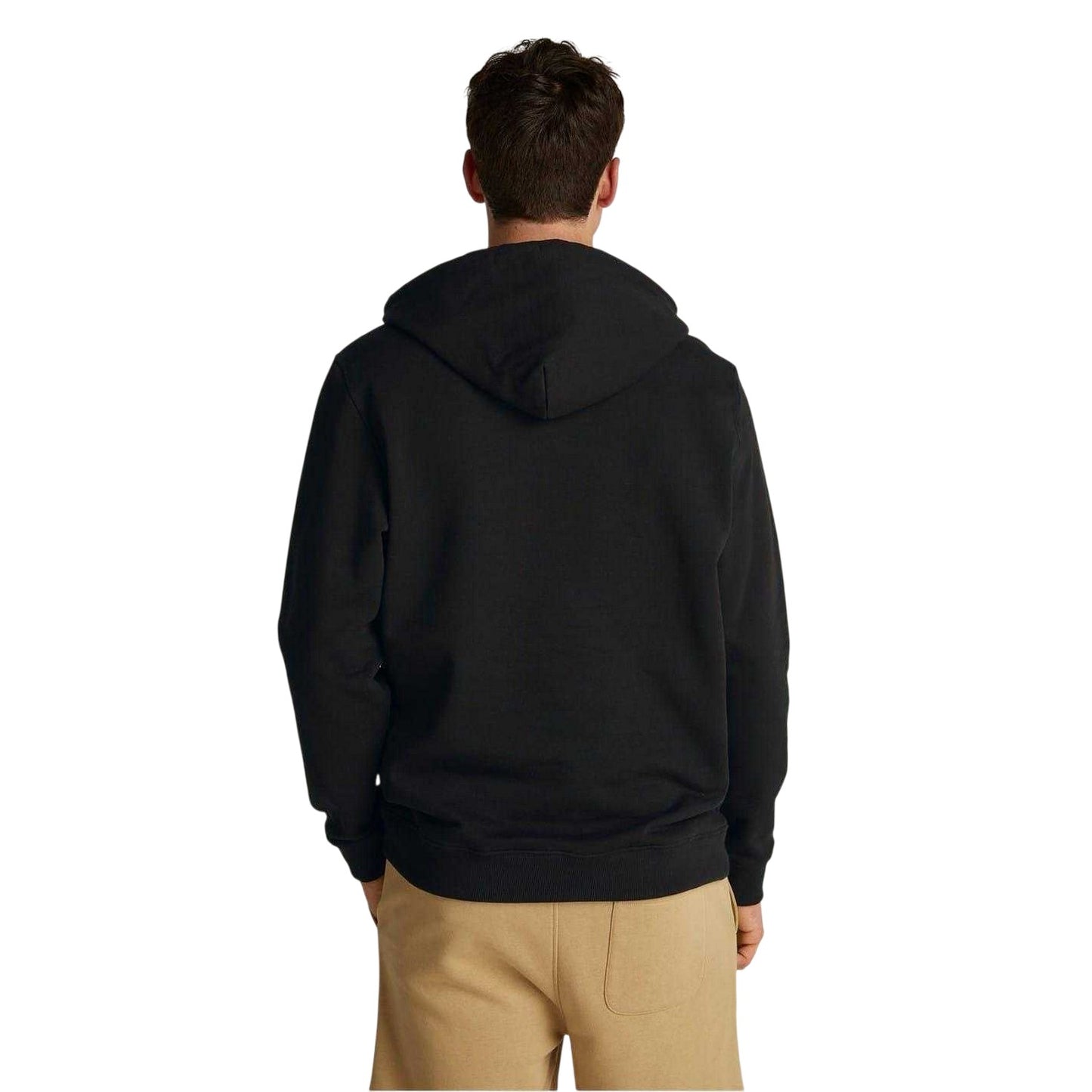 Black - Back - Tommy Jeans Mens Flags Hooded Regular Hoodie
