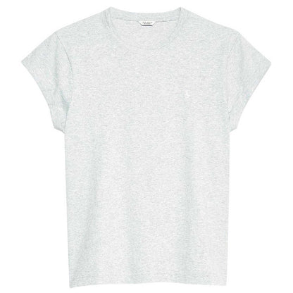 Grey Marl - Front - Jack Wills Womens-Ladies Endmoor Boyfriend T-Shirt