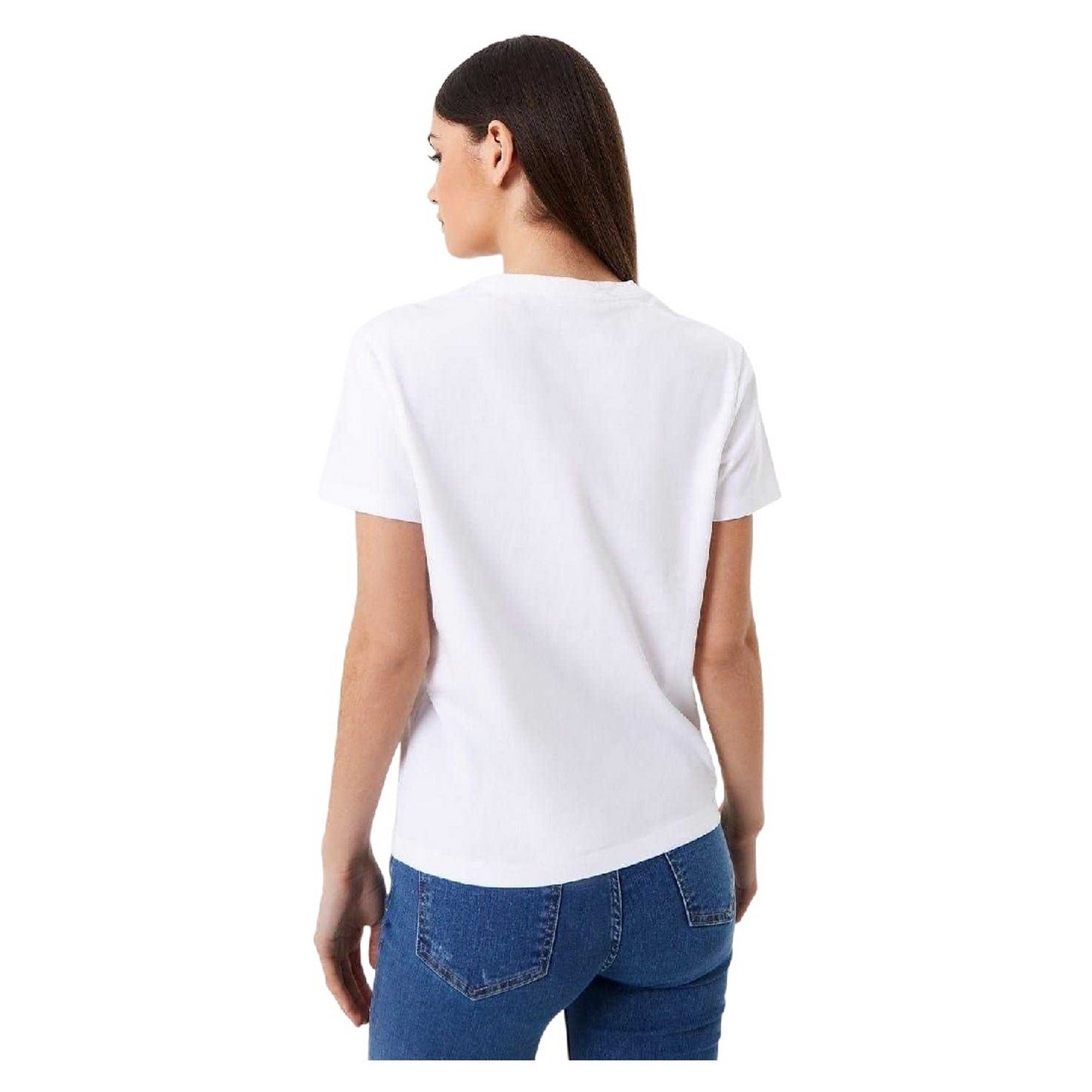 White - Back - Jack Wills Womens-Ladies Endmoor Boyfriend T-Shirt