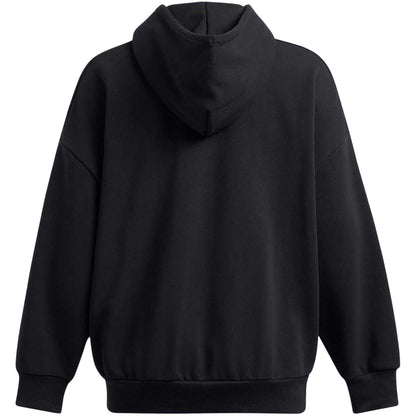 Black - Back - Under Armour Womens-Ladies Icon Icon Drop Shoulder Oversized Hoodie