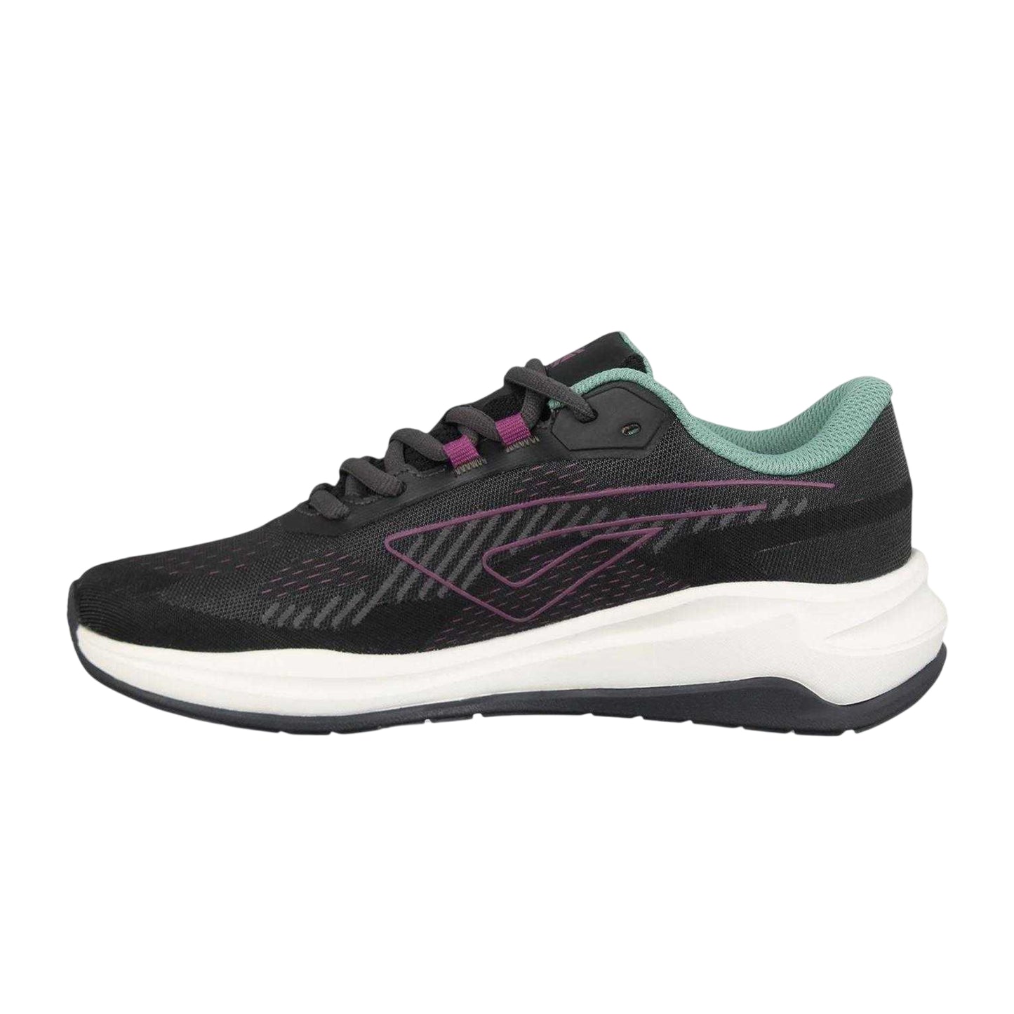 Black-Teal - Back - Karrimor Womens-Ladies Tempo Trainers