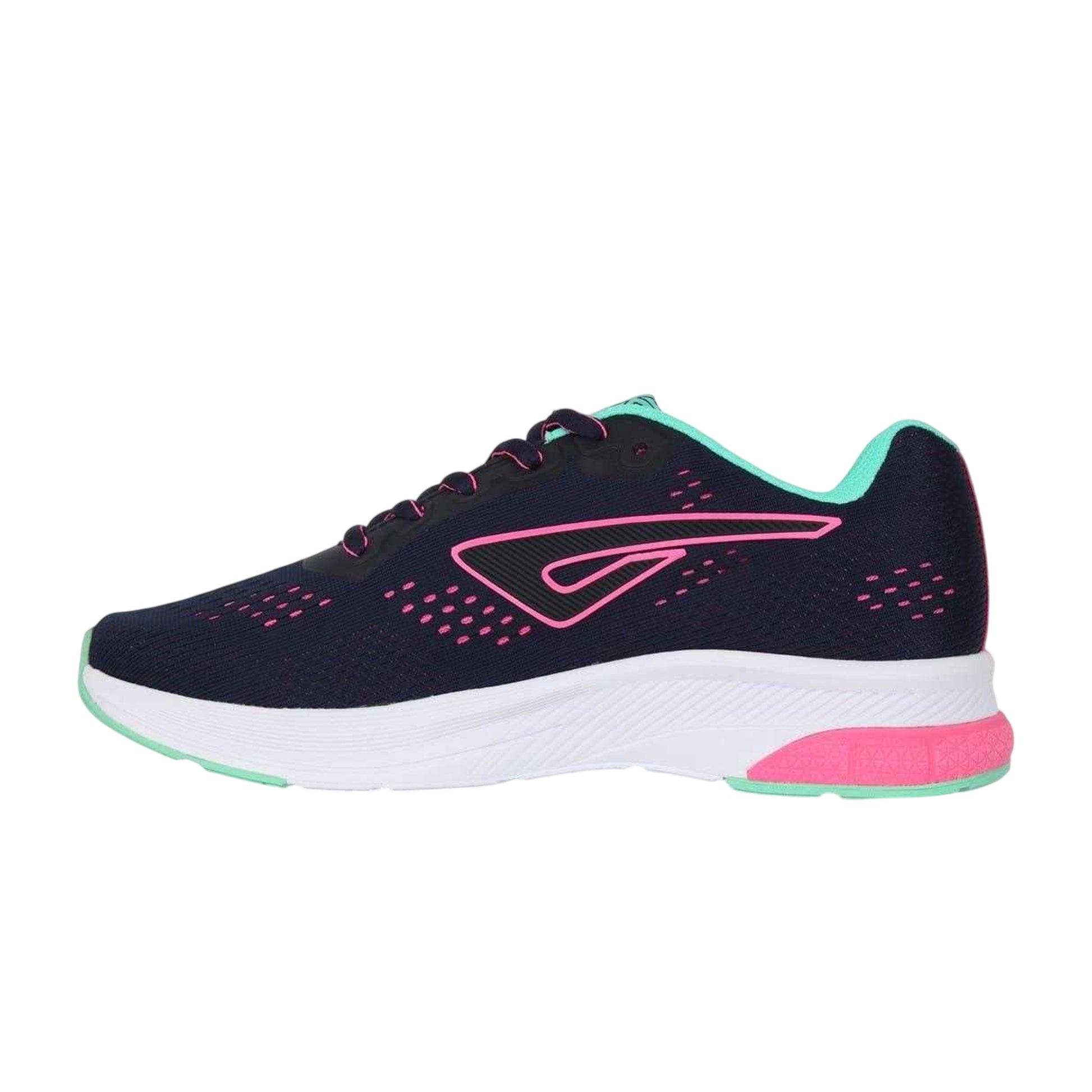 Navy-Pink - Side - Karrimor Womens-Ladies Tempo Trainers